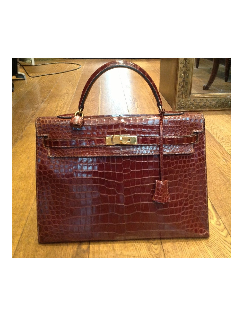 Kelly 35 HERMES porosus brique