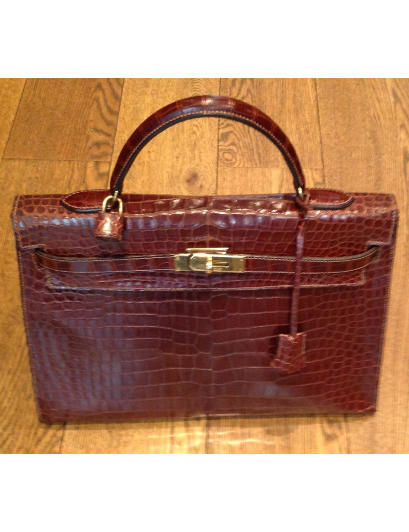 Kelly 35 HERMES porosus brique