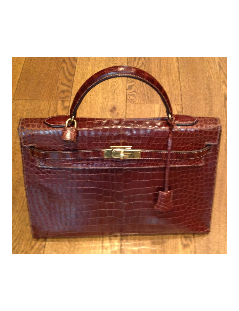 Kelly 35 HERMES porosus brique