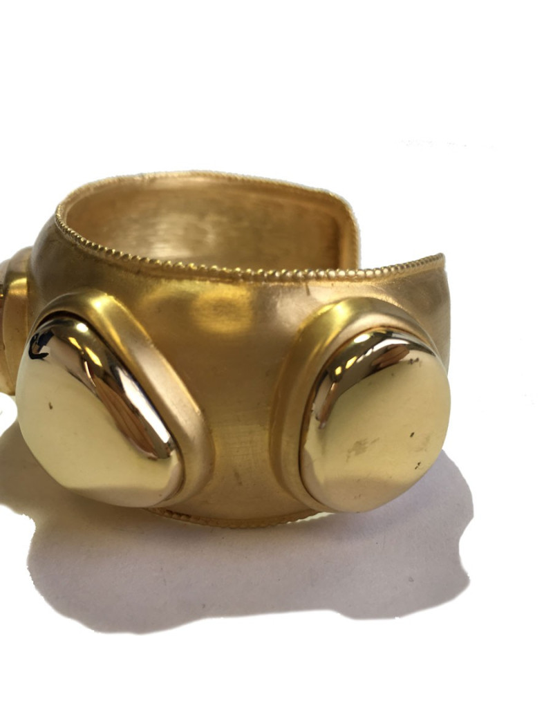 Bracelet CHANEL Vintage en métal doré