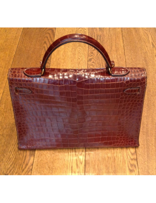 Kelly 35 HERMES porosus brique