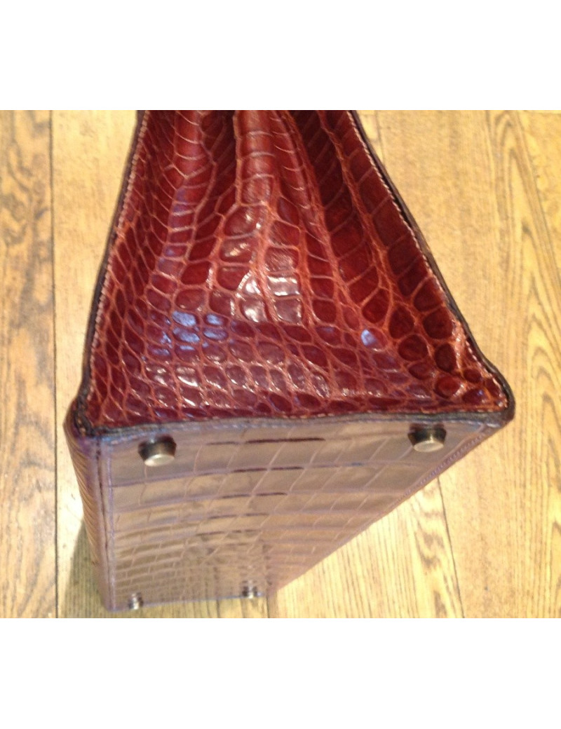 Kelly 35 HERMES porosus brique