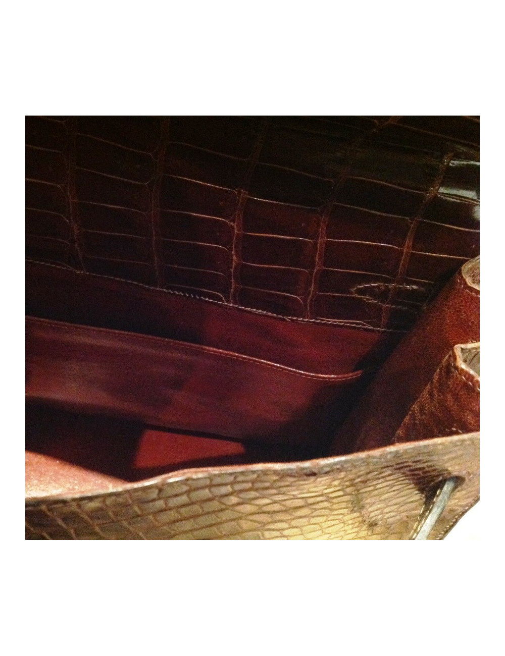 Kelly 35 HERMES porosus brique