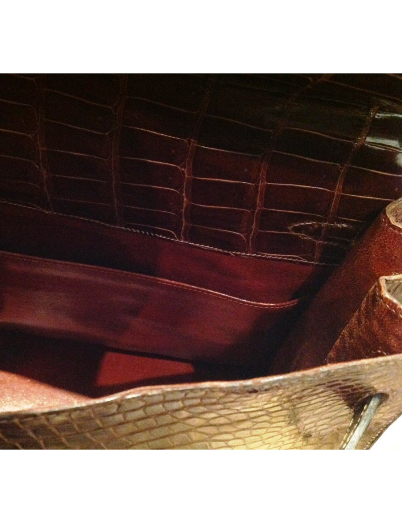 Kelly 35 HERMES porosus brique