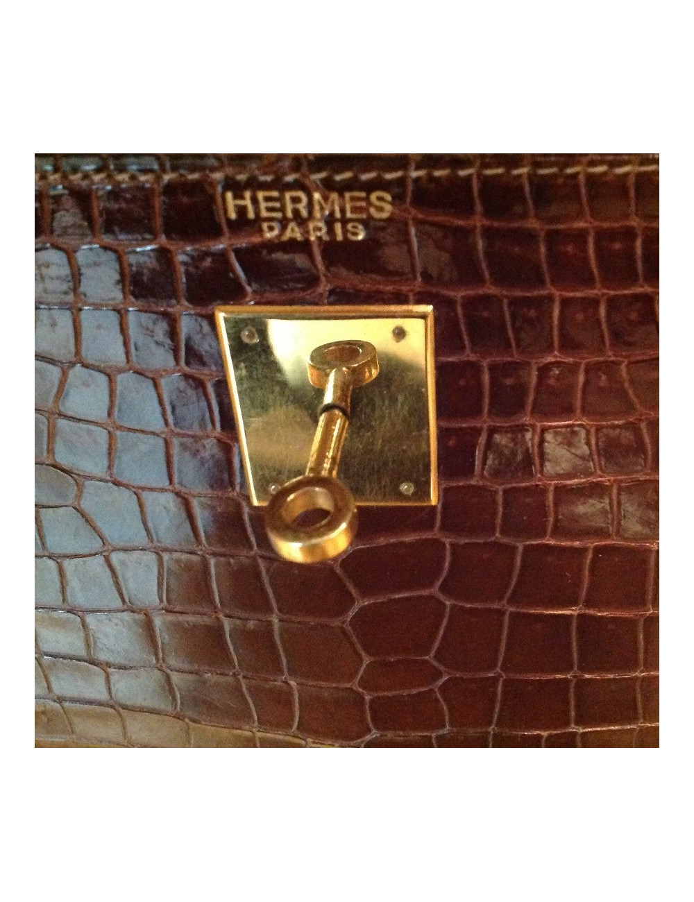 Kelly 35 HERMES porosus brique