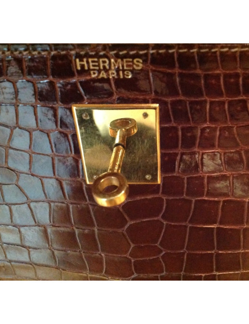 Kelly 35 HERMES porosus brique