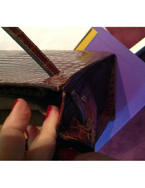 Kelly 35 HERMES porosus brique