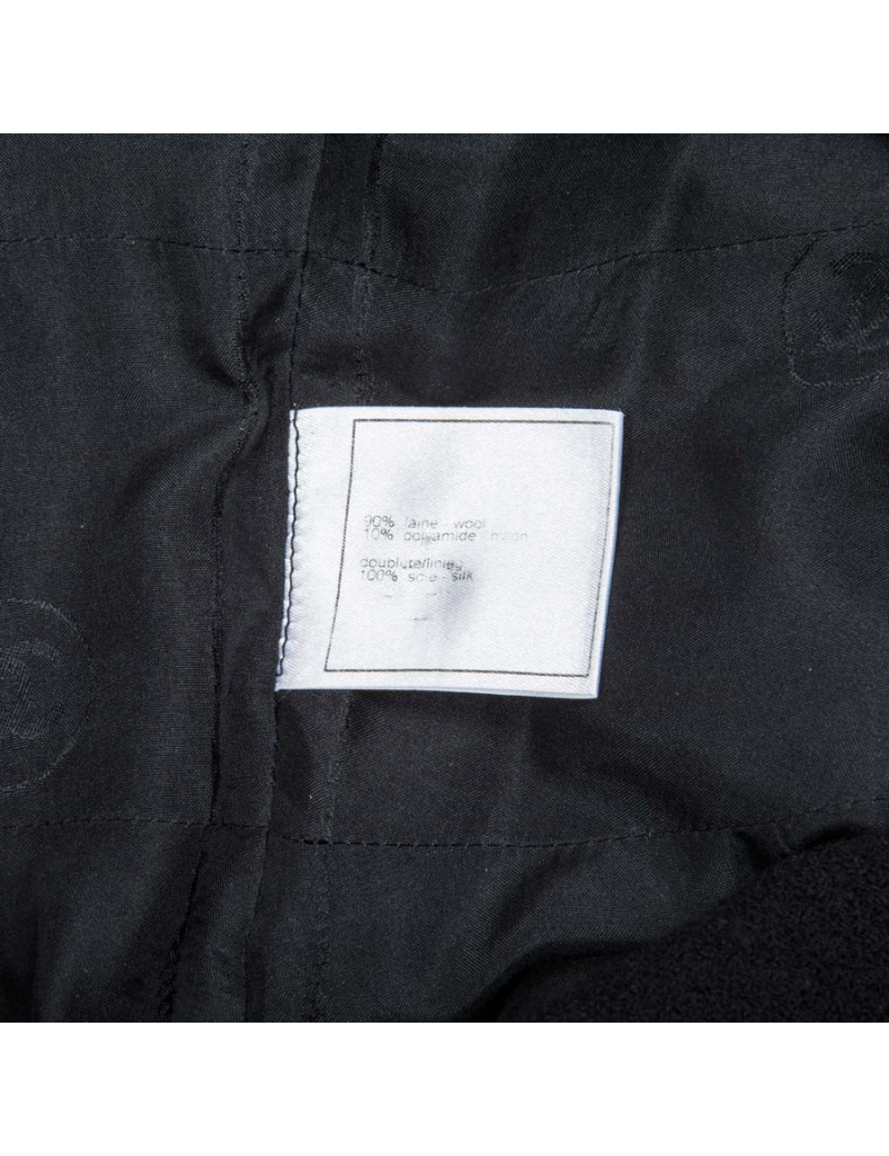 CHANEL T34 black sleeveless dress