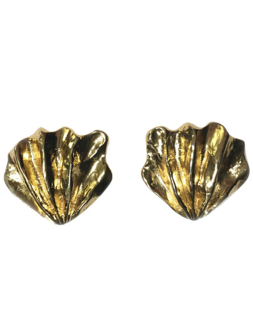 Boucles d'oreille clips YSL YVES SAINT LAURENT Vintage