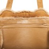  CHANEL tote bag in brown shearling
