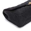 CHANEL 2.55 double flap jumbo bag in black jersey