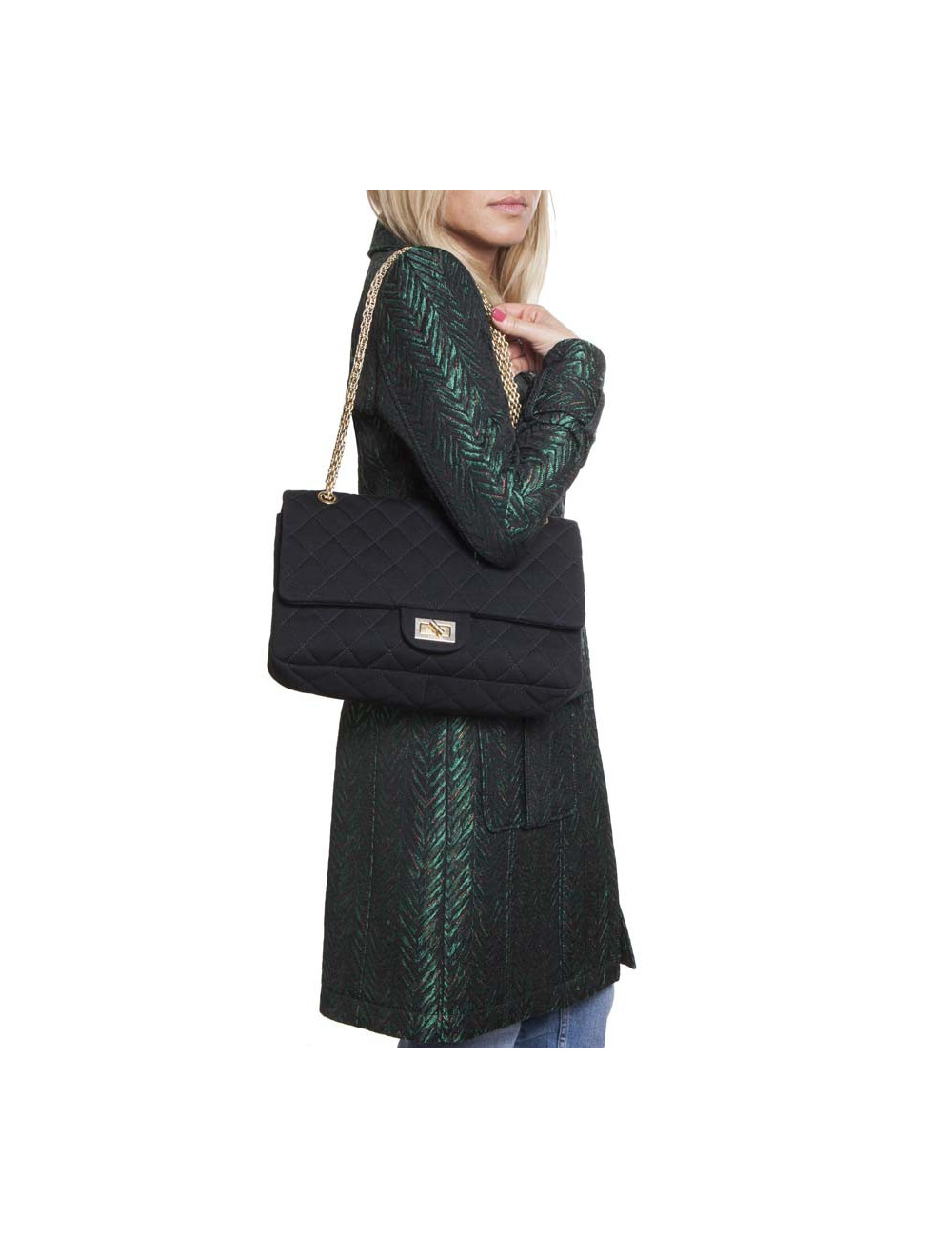 Sac Chanel 2.55 or vieilli