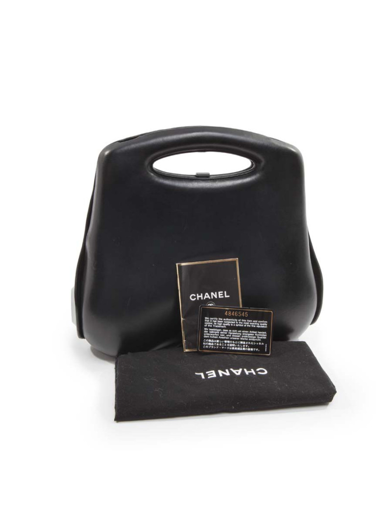 Sac CHANEL Collector cuir noir