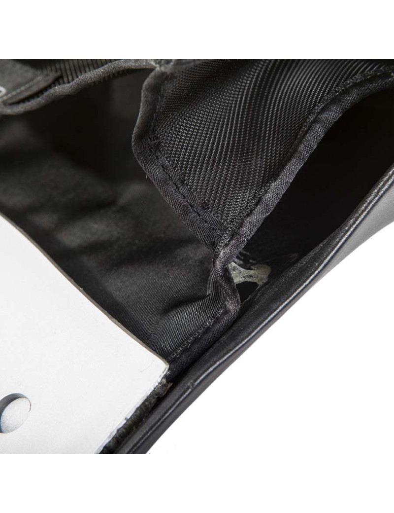 CHANEL Collector handbag in black rigid leather