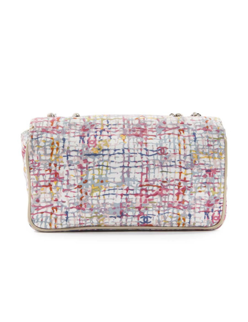CHANEL multicolor canvas bag