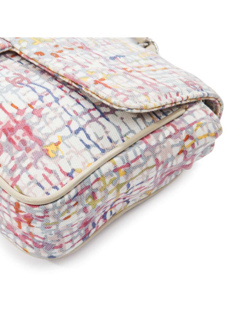 Sac CHANEL toile multicolores