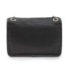 Perforated black leather CHANEL bag