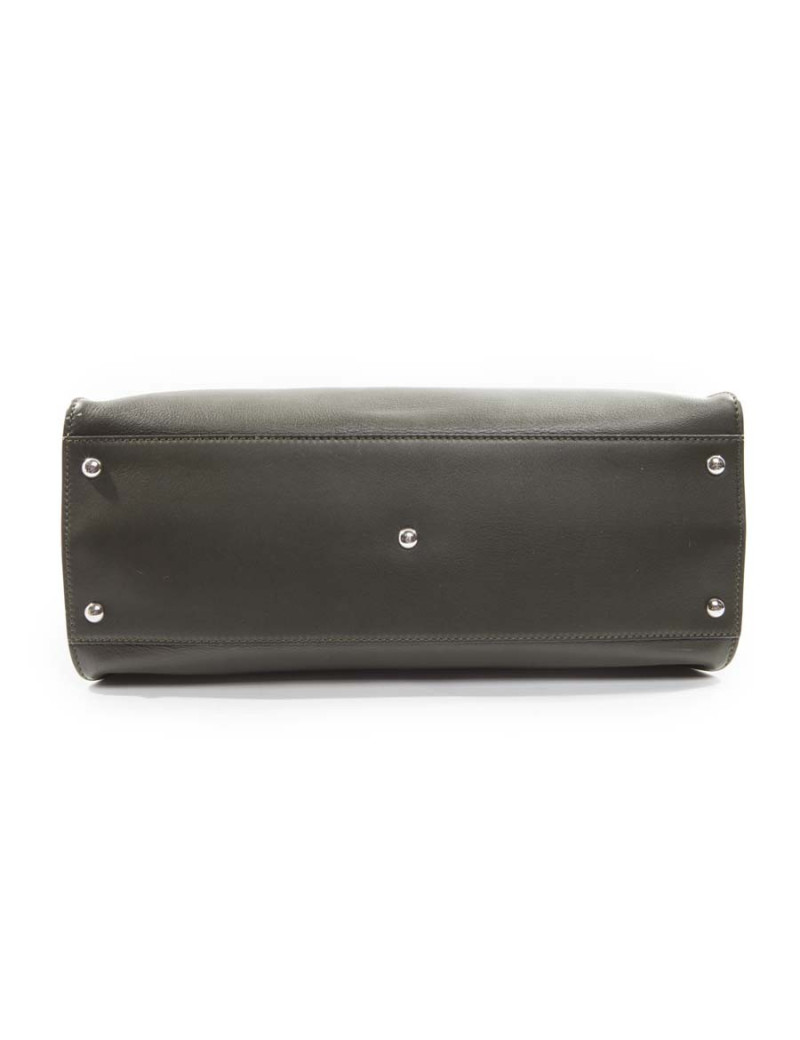 Sac Peekaboo FENDI en cuir vert