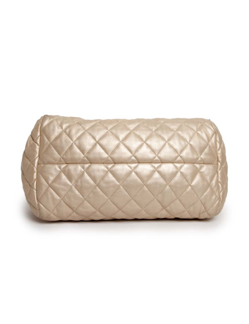 Shiny beige Cocoon CHANEL bag