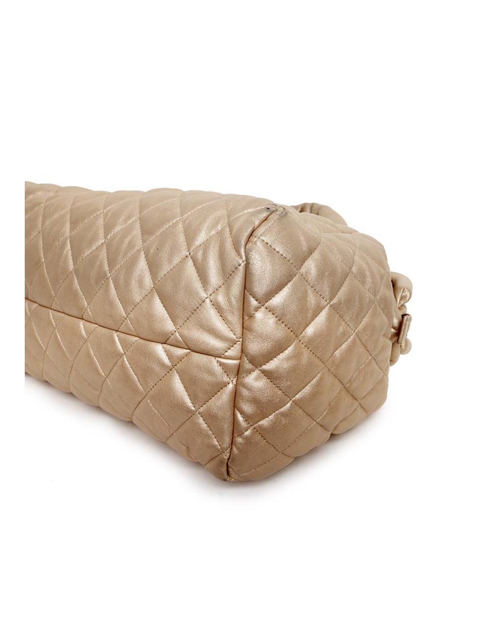 Shiny beige Cocoon CHANEL bag