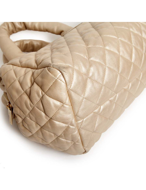 Shiny beige Cocoon CHANEL bag