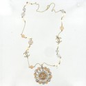 Necklace "Sun" CHANEL multicolor pearls jewel and gem