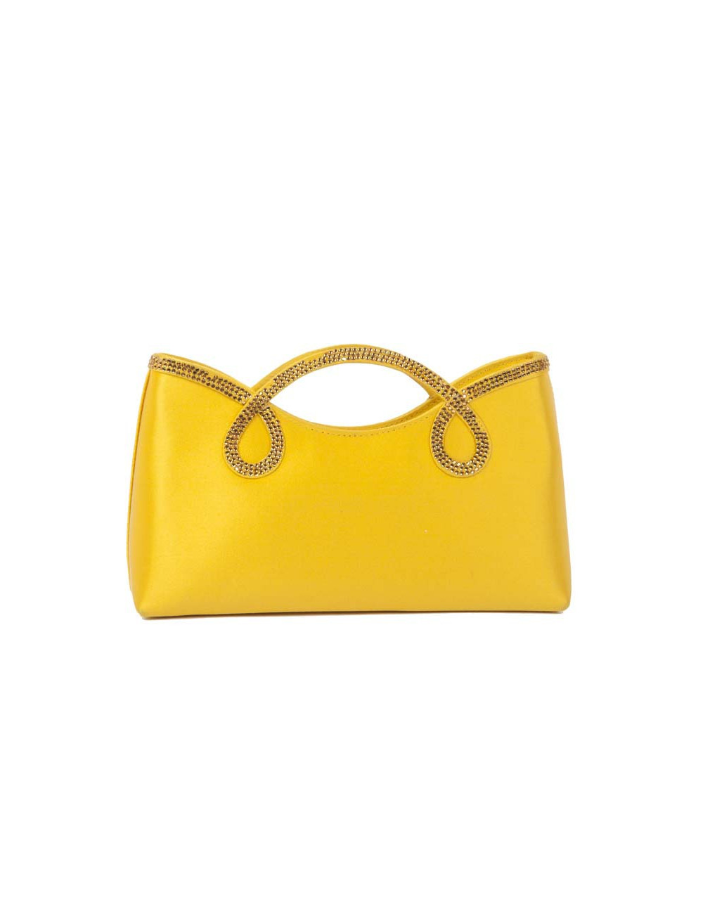 Mini sac de cocktail WALTER STEIGER jaune citron