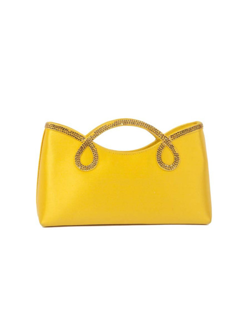 Mini sac de cocktail WALTER STEIGER jaune citron