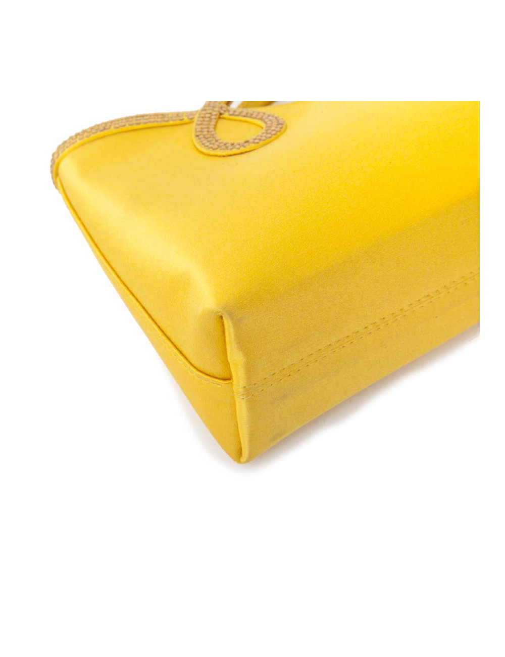 Mini sac de cocktail WALTER STEIGER jaune citron