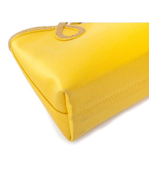 Mini sac de cocktail WALTER STEIGER jaune citron