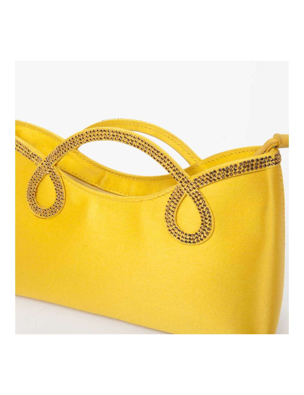 Mini sac de cocktail WALTER STEIGER jaune citron
