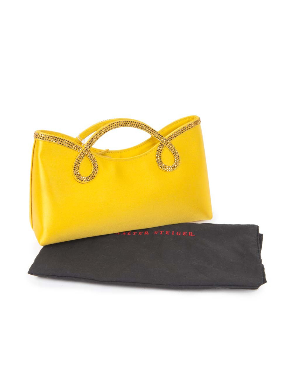 Mini sac de cocktail WALTER STEIGER jaune citron