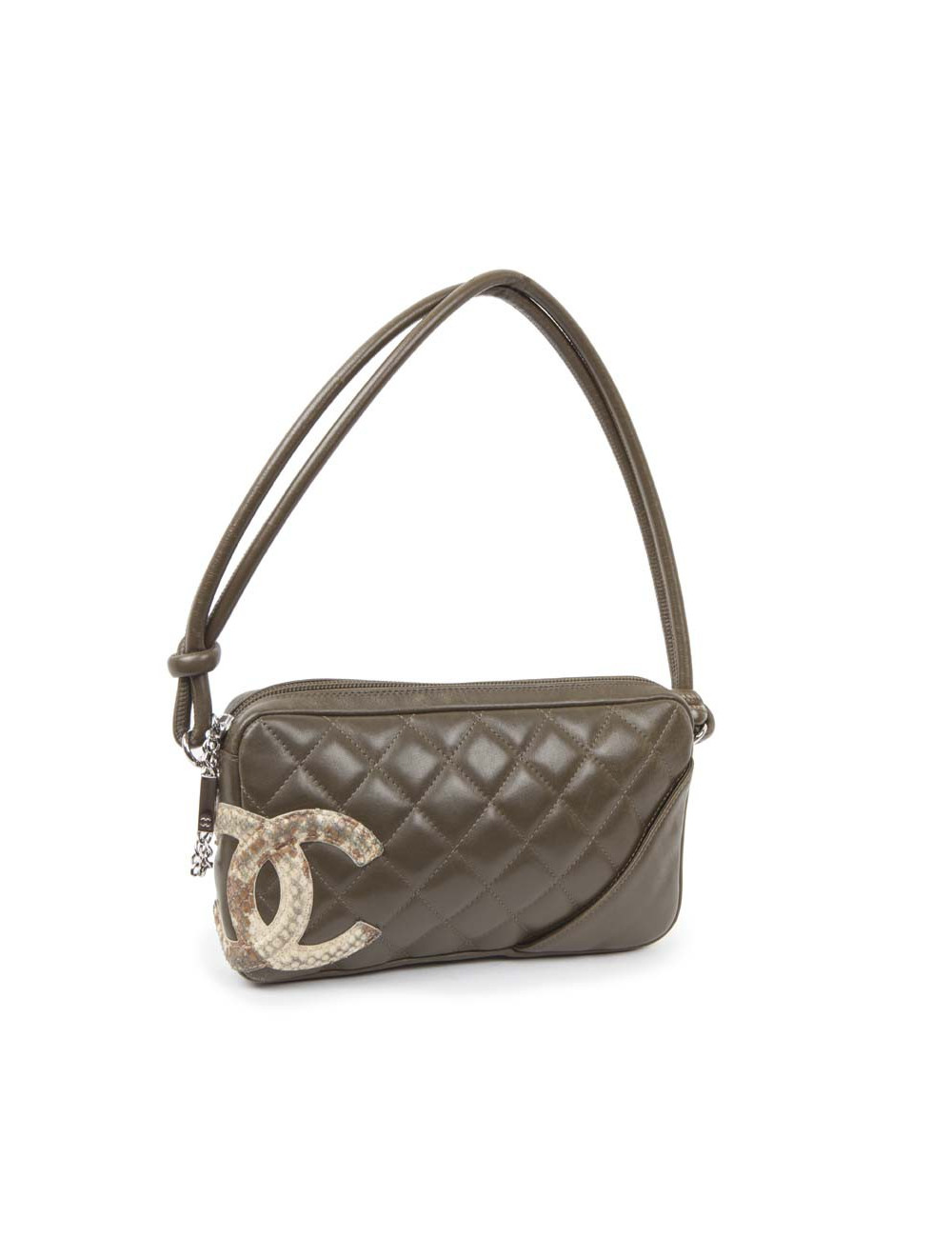 Pett sac CHANEL vert kaki