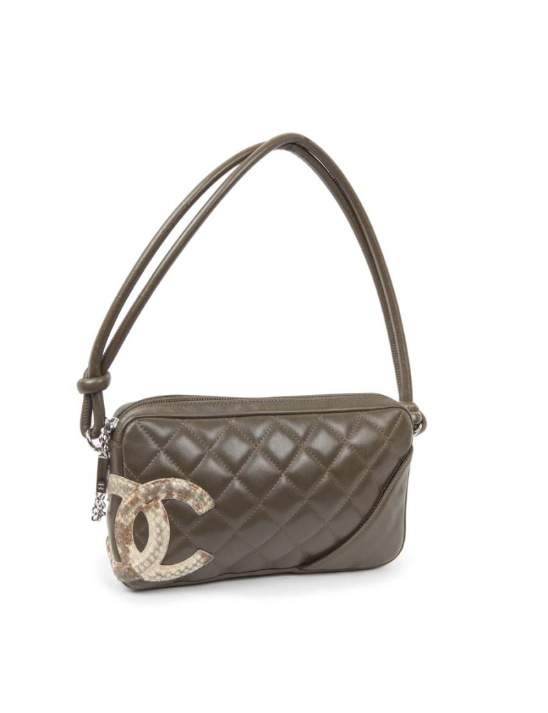 Pett sac CHANEL vert kaki