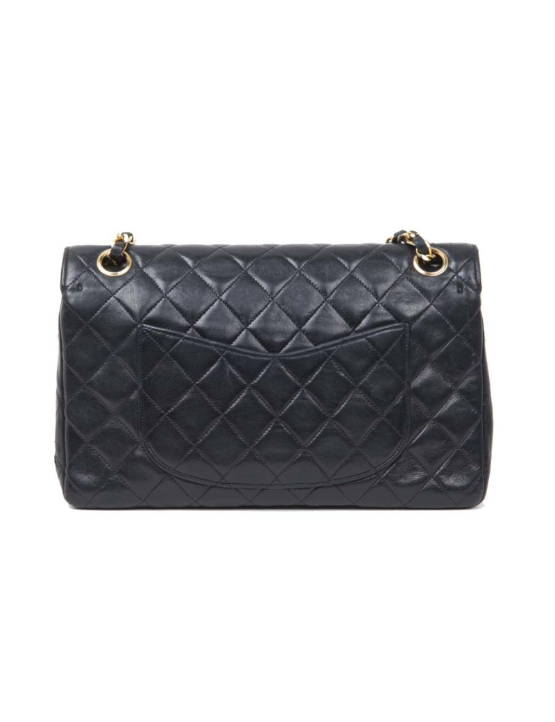 Blue quilted CHANEL bag Navy Vintage