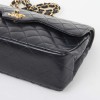Blue quilted CHANEL bag Navy Vintage