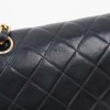 Blue quilted CHANEL bag Navy Vintage