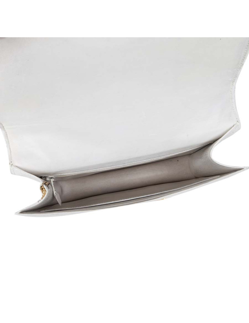 Sac Constance HERMES autruche blanc