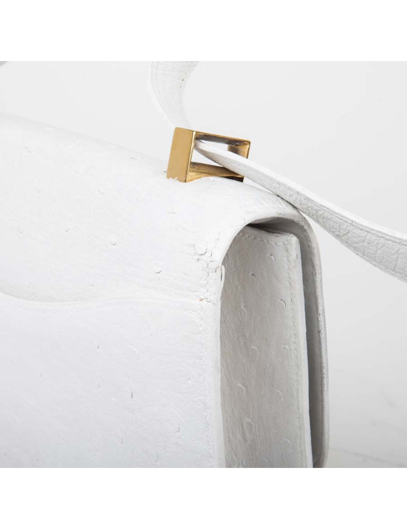 Constance white ostrich Vintage HERMES bag