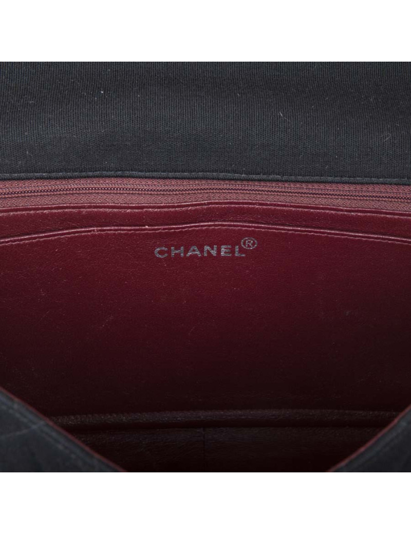 Timeless CHANEL Black jersey GM bag