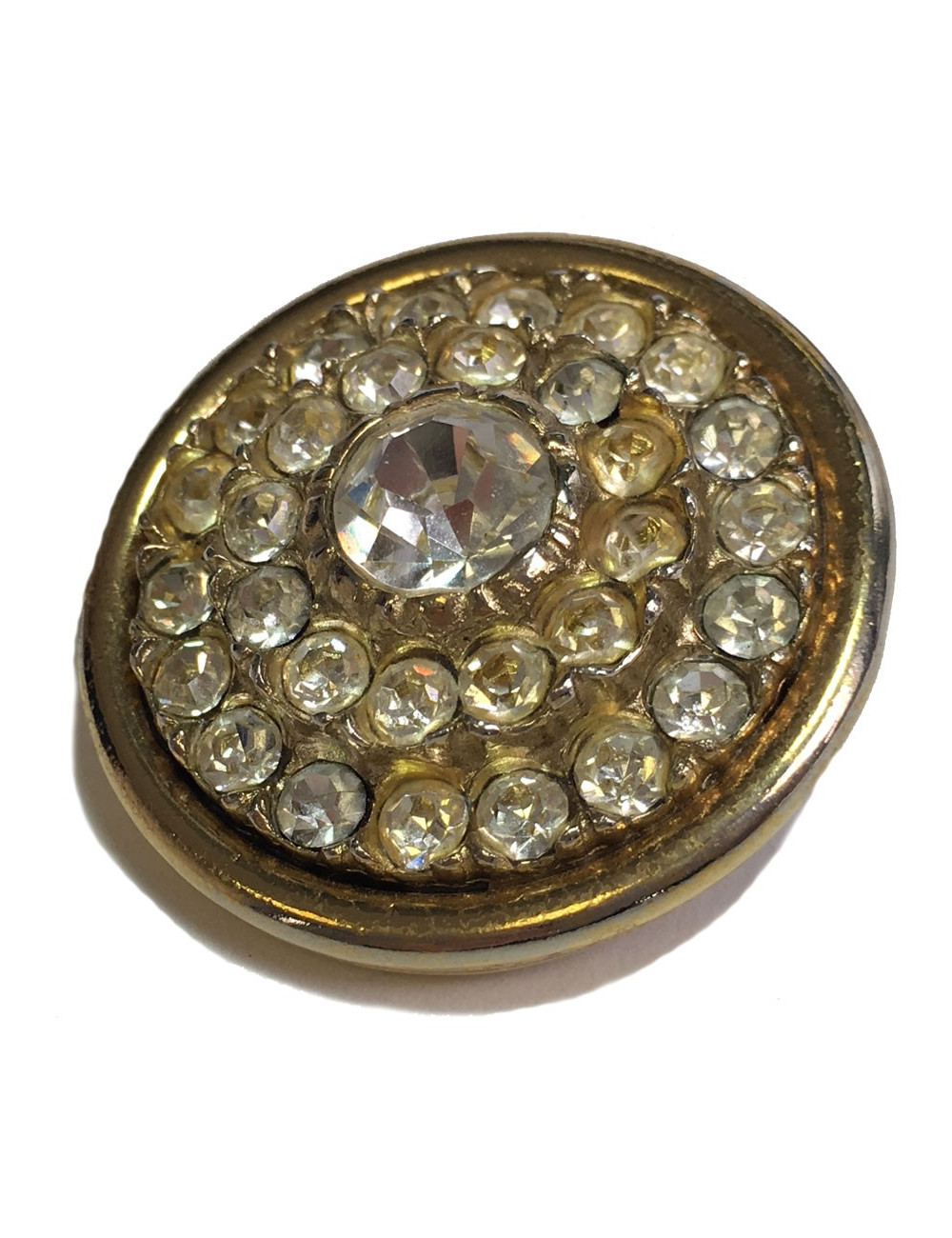 xxx Boucles d'oreille clips dorées et strass autres marques