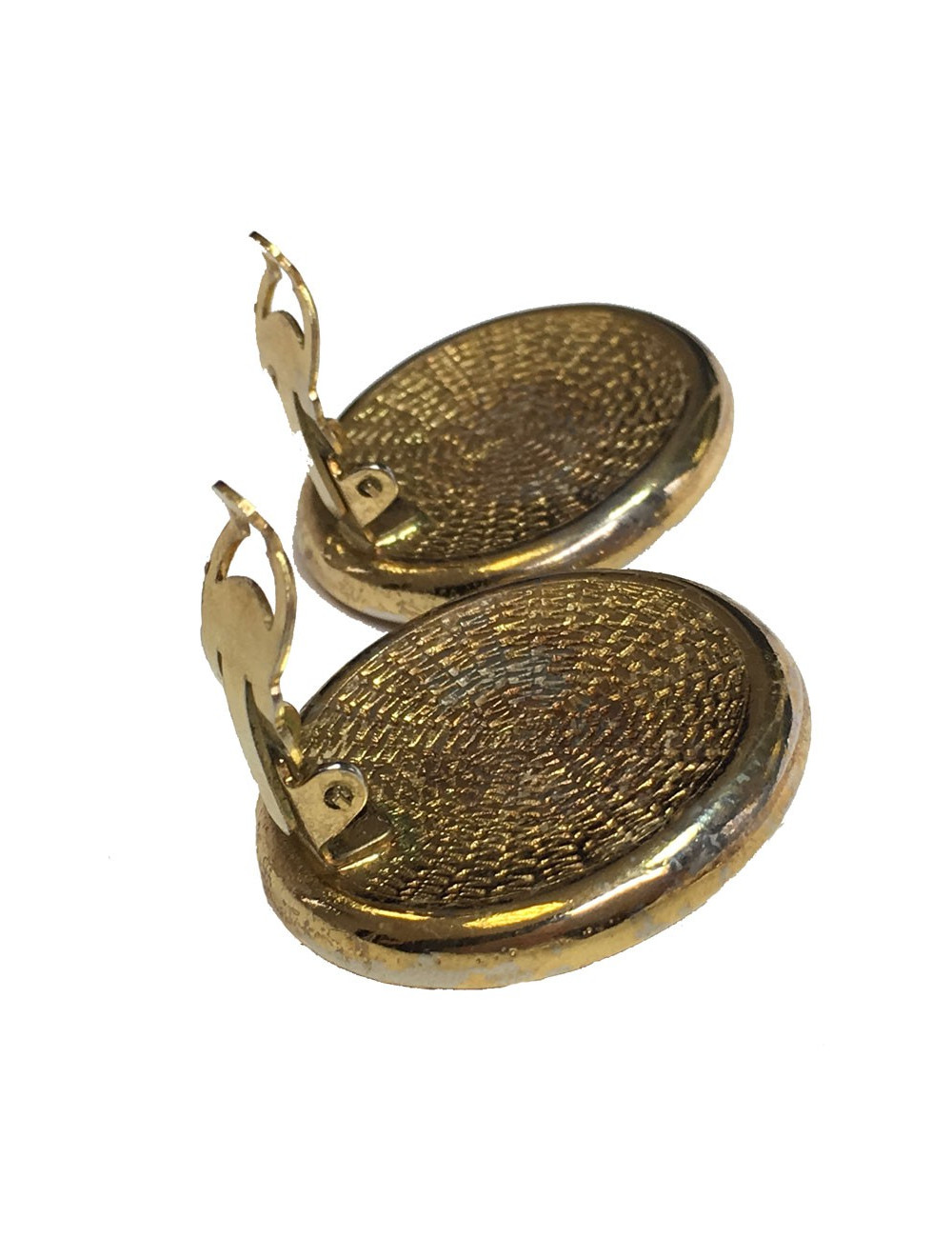 xxx Boucles d'oreille clips dorées et strass autres marques