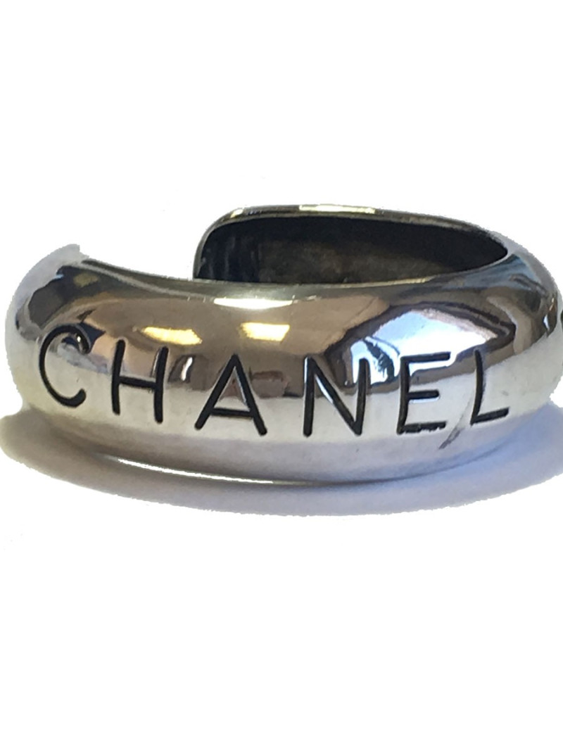 Bracelet CHANEL en métal argenté  vintage