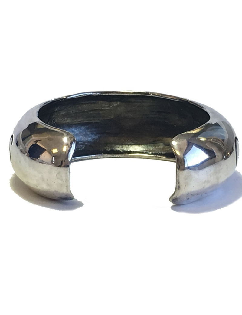 Bracelet CHANEL en métal argenté  vintage