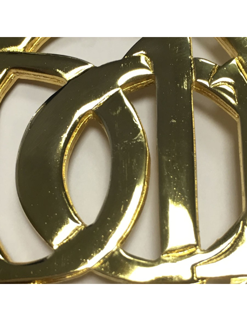 Broche DIOR vintage métal doré 