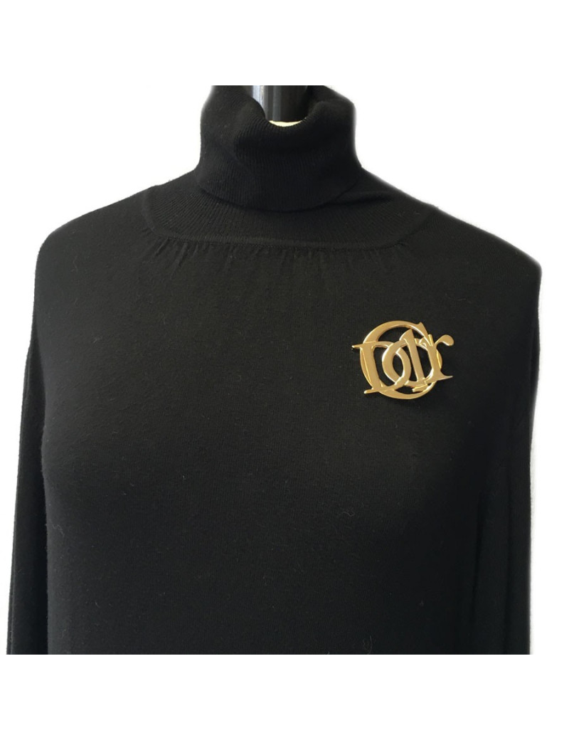 Broche DIOR vintage métal doré 