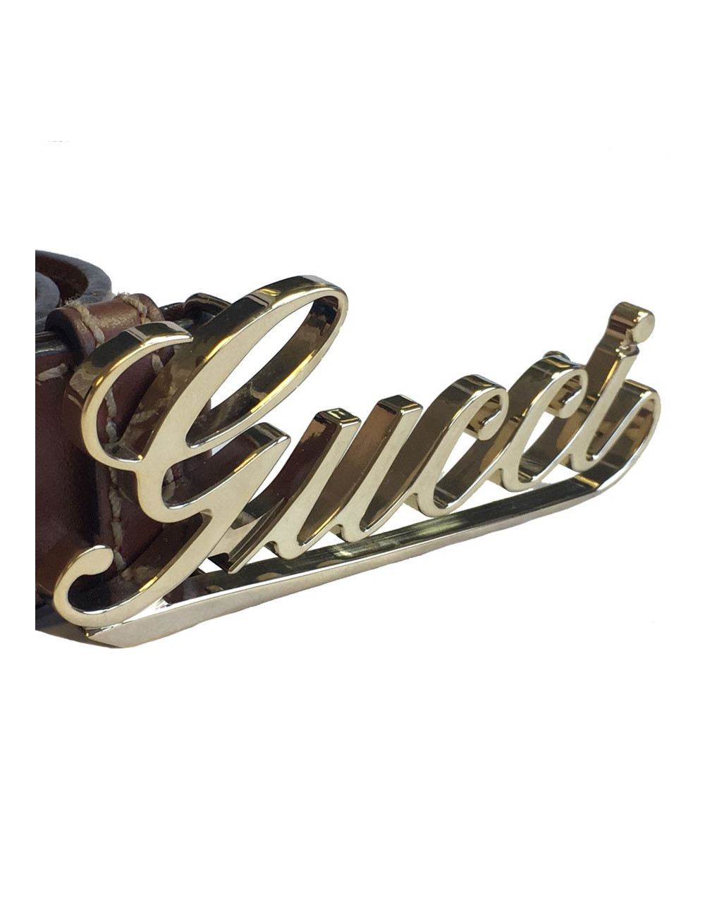 xxx Ceinture GUCCI en cuir marron 