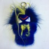 Bijou de sac FENDI modèle FENDIRUMI BUG-KUN vison bleu et jaune