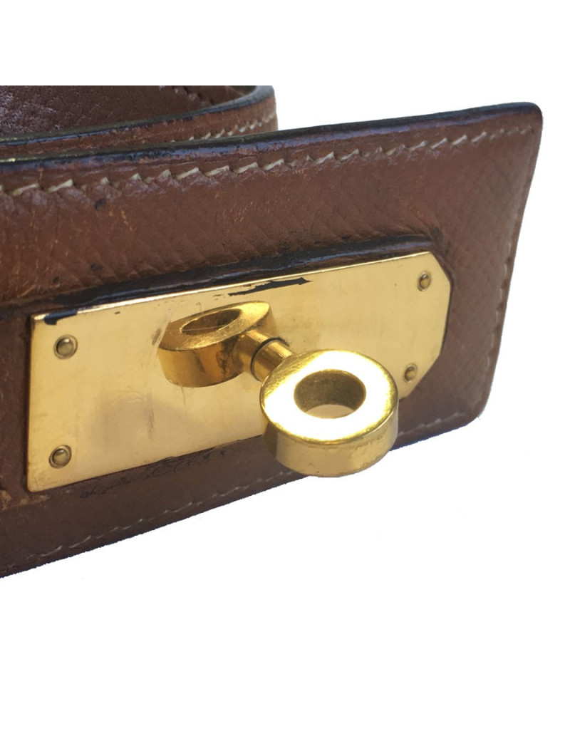 xxx Ceinture Kelly HERMES T72 cuir courchevel gold