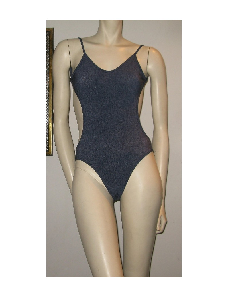 CHRISTIAN DIOR blue jean swimsuit